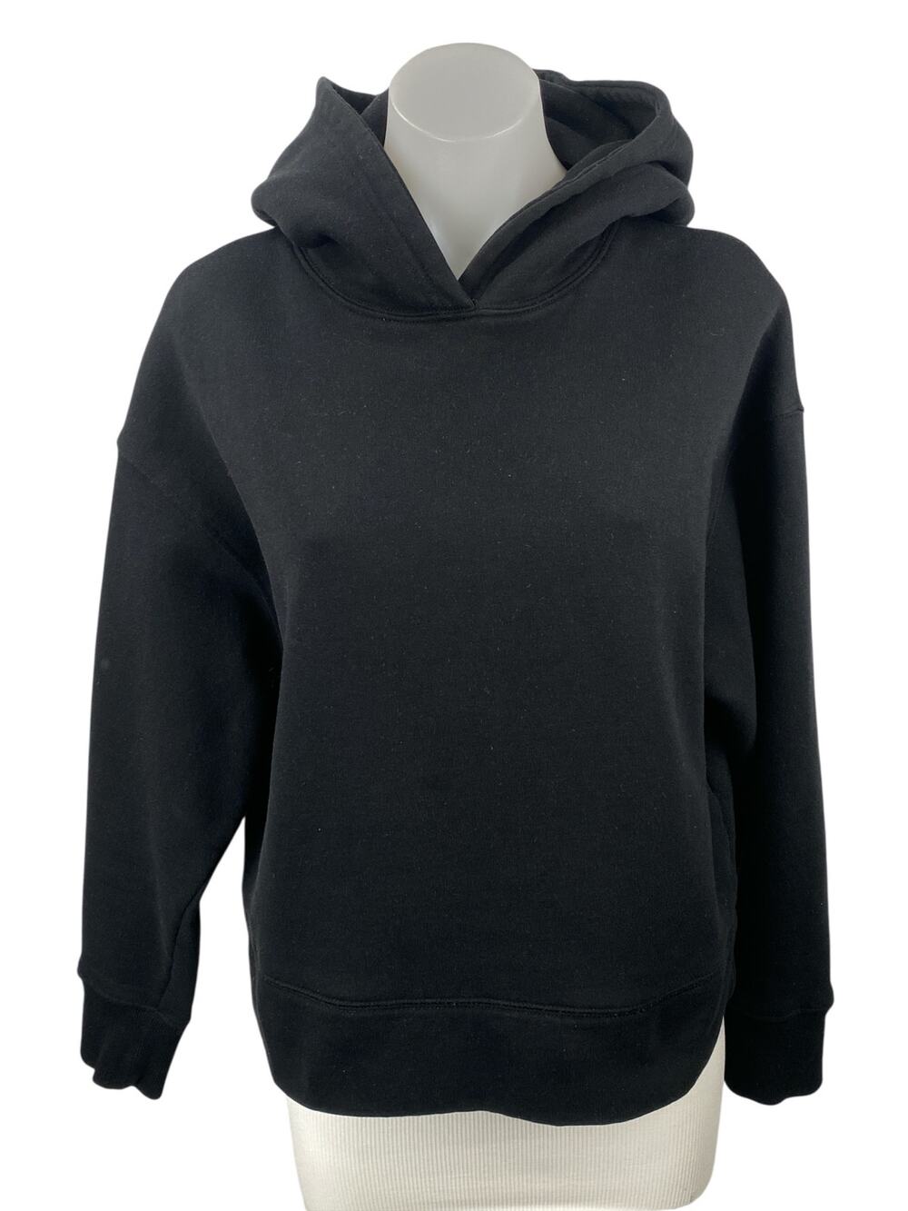 Zara Women's Black Yoga Gym Athletic Activewear Sweater Hoodie Sweatshirt Top M